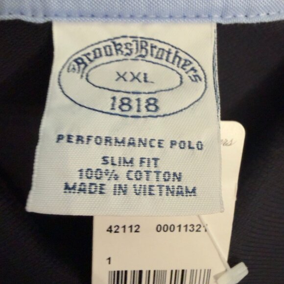 Brooks Brothers Performance Polo – Long Sleeve – Size XXL (Slim Fit) - Picture 7 of 13